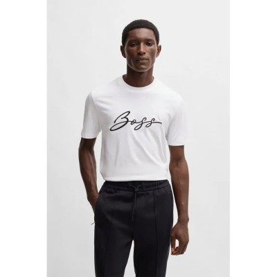 тениска,мъжки,тениски,boss,thompson,70,10236129,short,sleeve,t,shirt,white,(white)