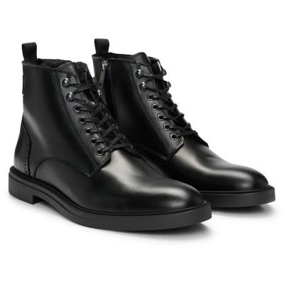 мъжки,боти,boss,calev,halb,booties,black