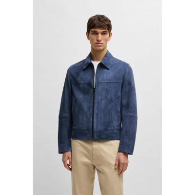 яке,мъжки,якета,boss,h,malbano5,leather,jacket,blue
