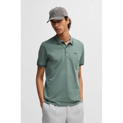 мъжки,блузи,с,яка,hugo,dinoso,short,sleeve,polo,open,green,(green)