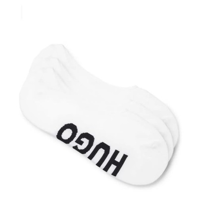 чорапи,мъжки,чорапи,hugo,sl,logo,10271636,socks,3,pairs,white,(white)