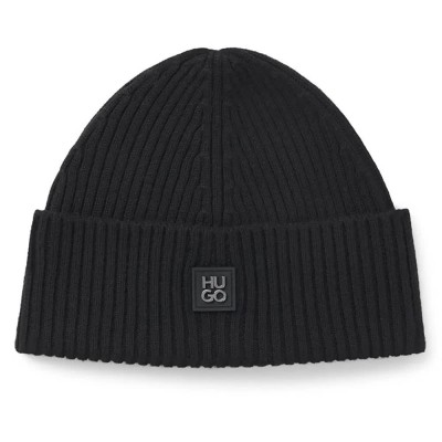 шапка,всички,шапки,hugo,xola,metal,10265692,red,beanie,black,(black)