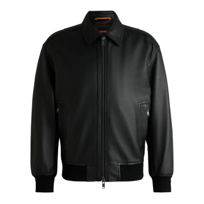 яке,мъжки,якета,boss,joloco,leather,jacket,black