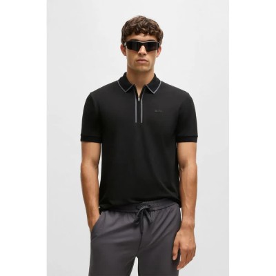 дамски,блузи,с,яка,мъжки,блузи,с,яка,boss,philix,tape,10255848,short,sleeve,polo,black,(black)