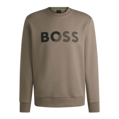 блуза,мъжки,пуловери,boss,salbo,tape,logo,sweatshirt,beige,(light,pastel,green)