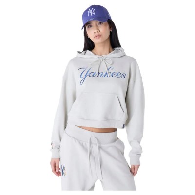 суичър,дамски,блузи,new,era,mlb,grphc,crop,new,york,yankees,hoodie,light,beige,(grey)