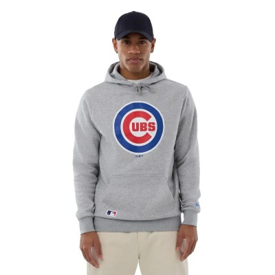 суичър,мъжки,пуловери,new,era,mlb,regular,chicago,cubs,hoodie,grey,(grey,med)