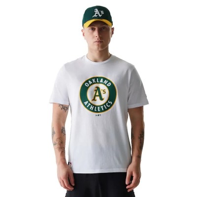тениска,мъжки,тениски,new,era,mlb,regular,oakland,athletics,short,sleeve,t,shirt,white,(white)