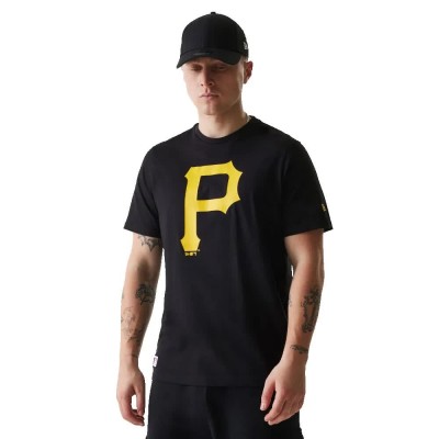 тениска,мъжки,тениски,new,era,mlb,regular,pittsburgh,pirates,short,sleeve,t,shirt,black,(black)