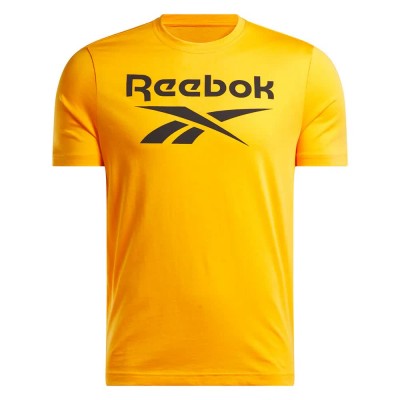 тениска,мъжки,тениски,reebok,classics,identity,big,logo,short,sleeve,t,shirt,electric,amber,(yellow)