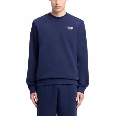 блуза,мъжки,пуловери,reebok,classics,identity,small,logo,ft,sweatshirt,blue