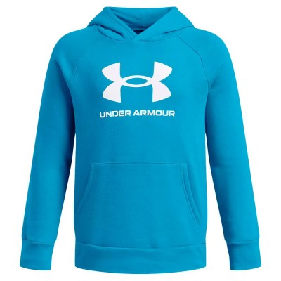 суичър,детски,блузи,under,armour,rival,fleece,big,logo,hoodie,ether,blue,white,(blue)
