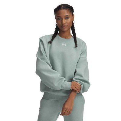 поларена,блуза,дамски,блузи,under,armour,rival,fleece,oversized,sweatshirt,green,(silica,green,white)