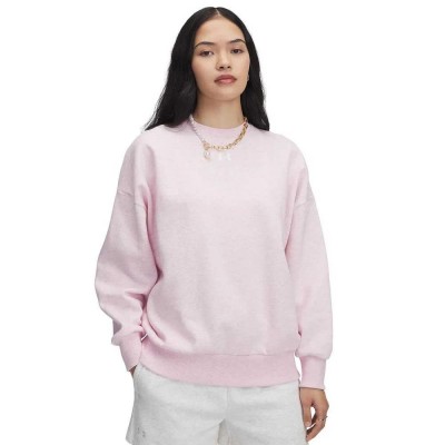 поларена,блуза,дамски,блузи,under,armour,rival,fleece,oversized,sweatshirt,prime,pink,white,(pink)
