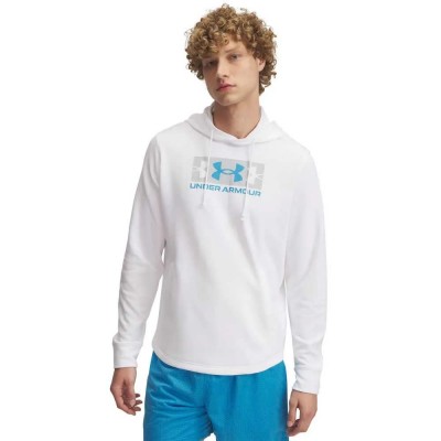 суичър,мъжки,пуловери,under,armour,rival,terry,logo,hoodie,white,mod,gray,ether,blue,(white)