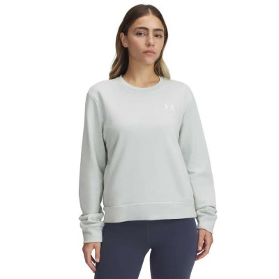 блуза,дамски,блузи,under,armour,rival,terry,sweatshirt,hydro,green,white,(green)
