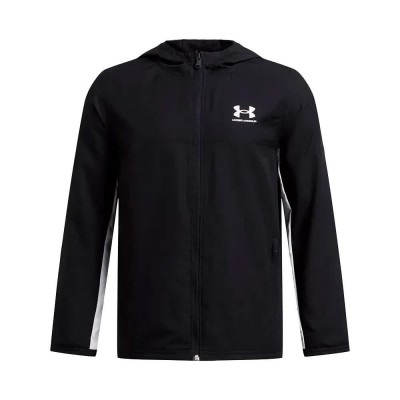 яке,детски,якета,и,палта,under,armour,rival,woven,jacket,black,white,white,(black)