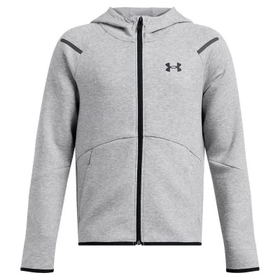 поларена,блуза,детски,блузи,under,armour,unstoppable,fleece,full,zip,sweatshirt,mod,gray,light,heather,black,(grey)