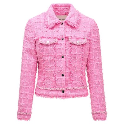 яке,дамски,якета,и,палта,salsa,jeans,tweed,jacket,pink