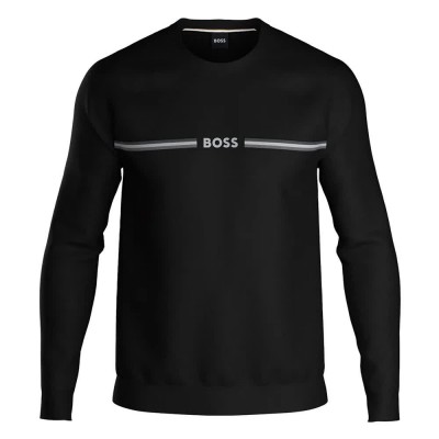 блуза,мъжки,пуловери,boss,authentic,sweatshirt,black