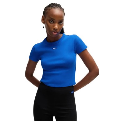 бебешка,тениска,дамски,тениски,hugo,baby,01,blue,short,sleeve,t,shirt,open,blue,(blue)