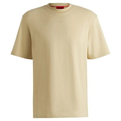 тениска,мъжки,тениски,hugo,dapolino,10248326,01,short,sleeve,t,shirt,open,beige,(beige)