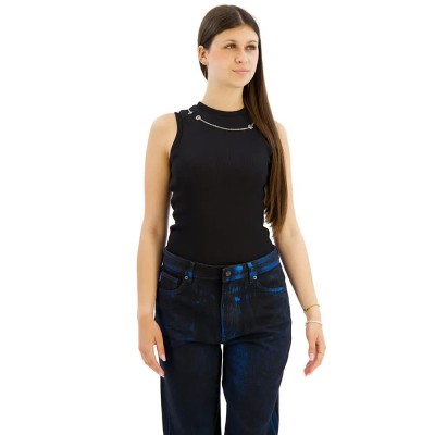 тениска,мъжки,тениски,дамски,тениски,hugo,delanive,sleeveless,t,shirt,black,(black)