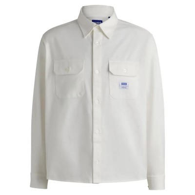 риза,с,дълъг,ръкав,мъжки,ризи,hugo,ekynone,10260730,blue,long,sleeve,shirt,white,(open,white)
