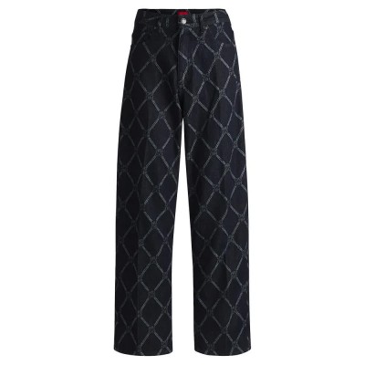 дънки,дамски,панталони,hugo,gisanna,2,jeans,blue