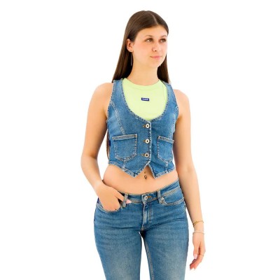 елек,дамски,сака,hugo,gardenia,b,waistcoat,bright,blue,(blue)