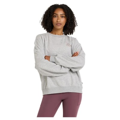 блуза,дамски,блузи,new,balance,flower,shoe,crew,sweatshirt,grey,(athletic,grey,053)