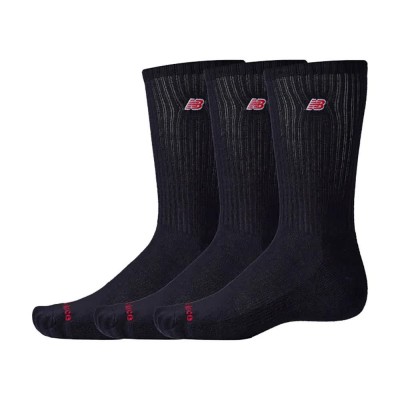 чорапи,мъжки,чорапи,new,balance,patch,logo,crew,socks,3,pairs,black,001,(black)