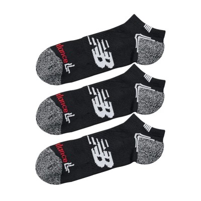 чорапи,мъжки,чорапи,new,balance,run,no,show,socks,3,pairs,black,(black,white,048)