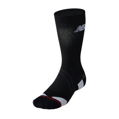 чорапи,мъжки,чорапи,new,balance,run,foundation,2.0,mid,calf,short,socks,black,001,(black)