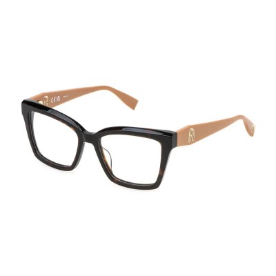 очила,furla,vfu823,53,mm,woman,glasses,shiny,dark,havana,(black)