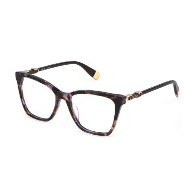 очила,furla,vfu833,52,mm,woman,glasses,multicolor,brown,havana,(black)