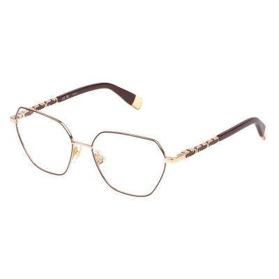 очила,furla,vfu834,55,mm,woman,glasses,red,(shiny,rose,gold,with,bordeaux,parts)