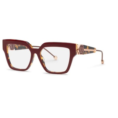 очила,philipp,plein,plein,queen,55,mm,woman,glasses,bordeaux,top,havana,(brown)