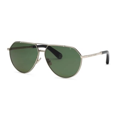 слънчеви,очила,слънчеви,очила,philipp,plein,plein,signature,64,mm,sunglasses,silver,(palladium,w,shiny,black,parts)