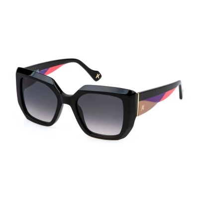 слънчеви,очила,слънчеви,очила,yalea,annie,52,mm,woman,sunglasses,shiny,black,(black)