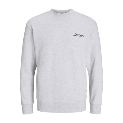 блуза,мъжки,пуловери,jack,&,jones,beau,sweatshirt,white,melange,(grey)