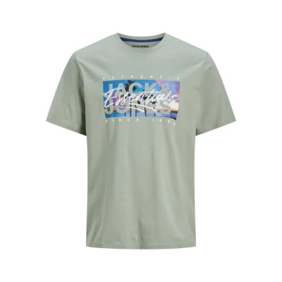тениска,мъжки,тениски,jack,&,jones,colton,photoprint,short,sleeve,t,shirt,iceberg,green,(green)