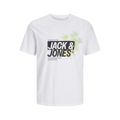 тениска,мъжки,тениски,jack,&,jones,jaxon,short,sleeve,t,shirt,white,(white)