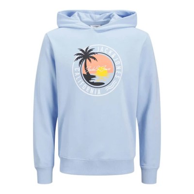 суичър,мъжки,пуловери,jack,&,jones,palm,hoodie,chambray,blue,(blue)