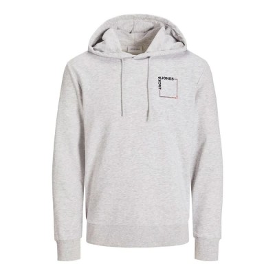 суичър,мъжки,пуловери,jack,&,jones,verner,hoodie,white,melange,(grey)