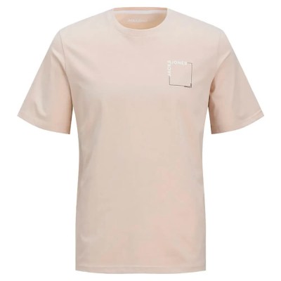 тениска,мъжки,тениски,jack,&,jones,verner,short,sleeve,t,shirt,moonbeam,(beige)