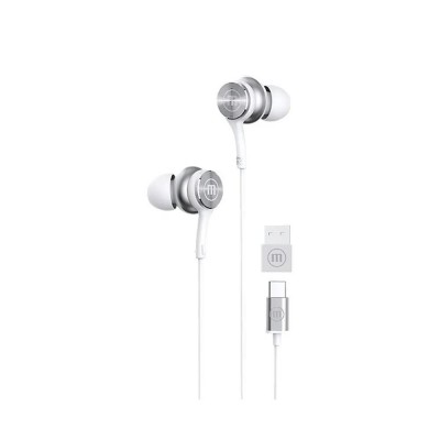 слушалки,слушалки,maxell,xc1,usb,c,earphones,white