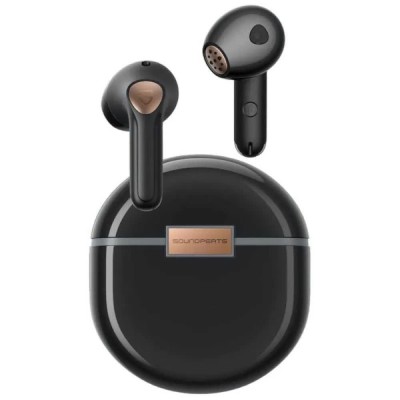 слушалки,слушалки,soundpeats,air,4,lite,tws,wireless,earphones,black