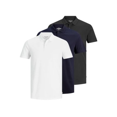 мъжки,блузи,с,яка,jack,&,jones,basic,short,sleeve,polo,3,units,multicolor