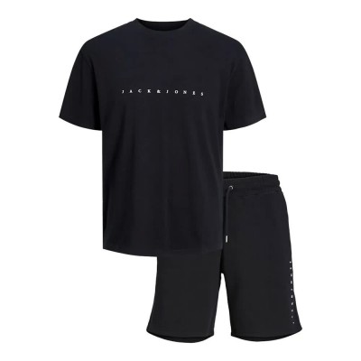 къси,панталони,мъжки,пижами,jack,&,jones,star,short,sleeve,pyjama,black,(black,shorts)